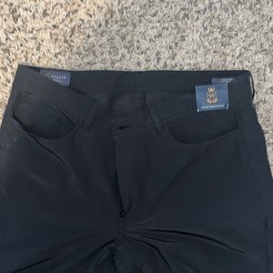 Skinny Charcoal / Black 4-Way Stretch Pants